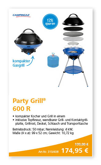 Angebote im August – Party Grill