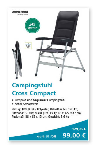 Angebote im November – Campingstuhl